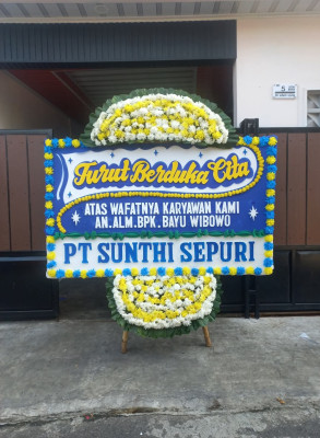 Papan Bunga Duka di Long Kali